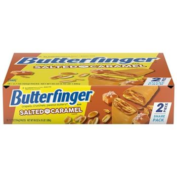 Butterfinger Salted Caramel Share Size 3.7oz 18 Ct